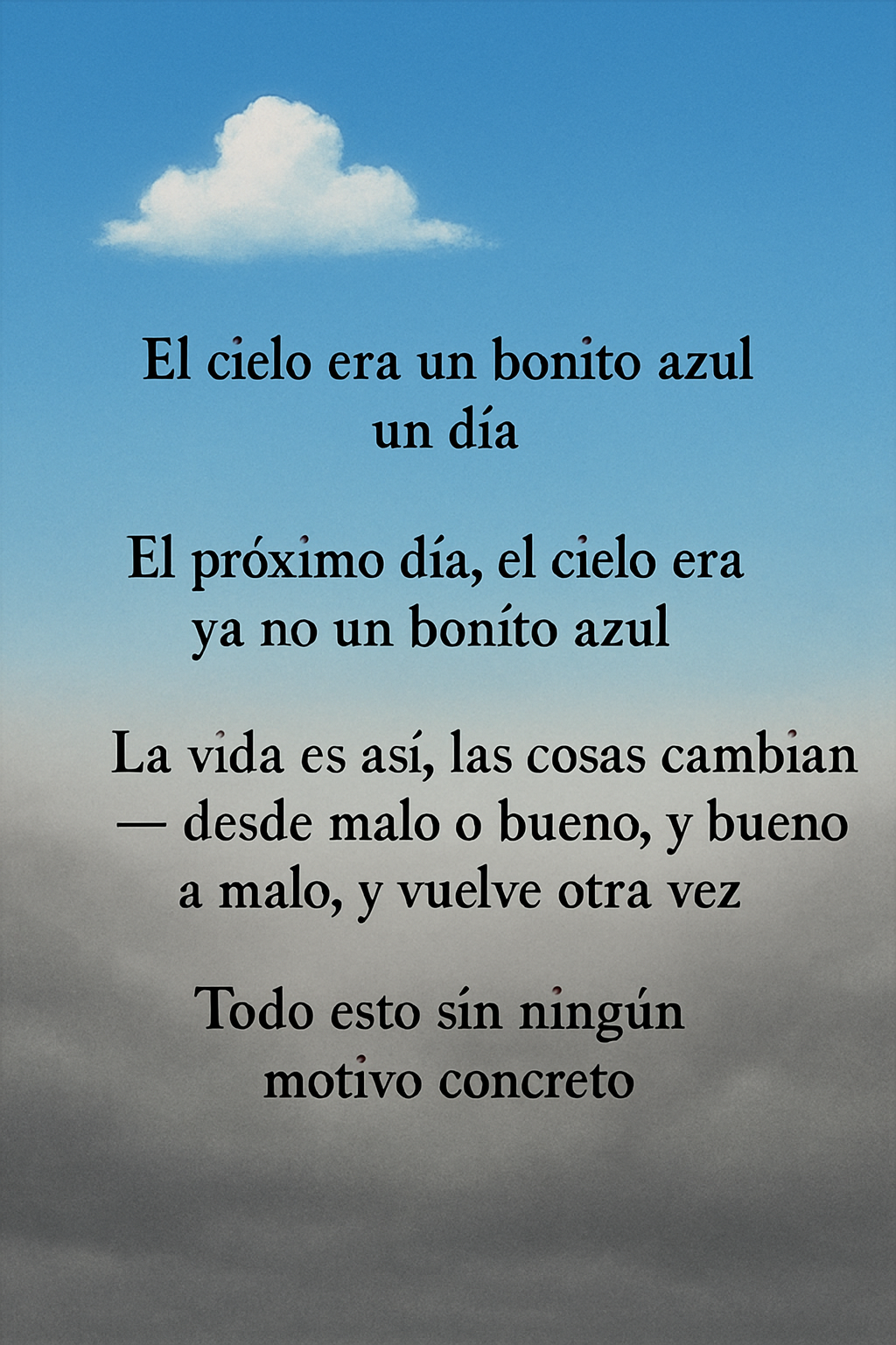 An AI generated image of the poem my Uncle Darrell wrote